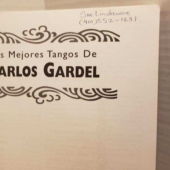 LOS MEJORES TANGOS DE CARLOS GARDEL - 1996 WARNER BROS PUBLICATIONS - PF9602 - Picture 10 of 10